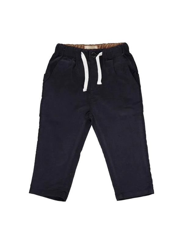 Me & Henry HB525BX Tally Cord Pants in Navy Front View