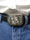 Montana Silversmith 33210RTG Two Tone Celtic and Bars Buckle Model View