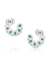 Montana Silversmith ER5291 Lucky Seven Turquoise Earrings Back View