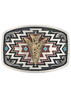 Montana Silversmiths A872 Radiating Center Arrow Buckle Front View