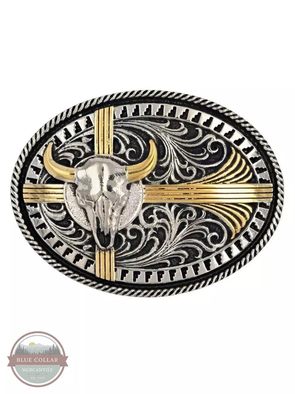 Montana Silversmiths A927 Southwest Attitude Buckle Front View