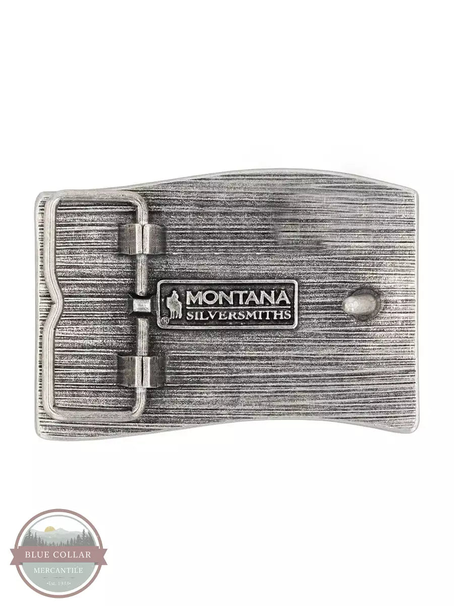 Montana Silversmiths A945 1776 Antiqued Attitude Buckle Back View