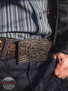 Montana Silversmiths A945 1776 Antiqued Attitude Buckle Life View