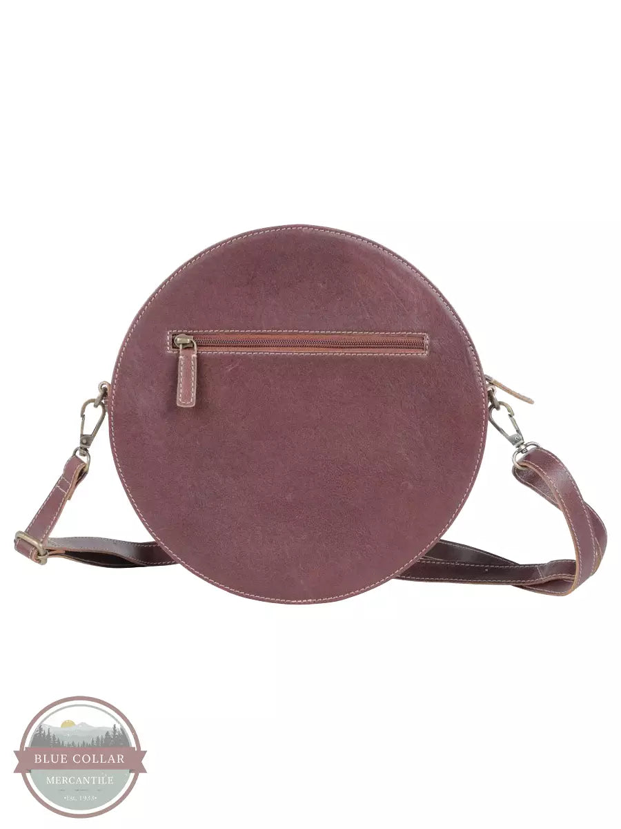 Myra Bag S-5390 Nebulous Round Wallet and Crossbody Bag Back View