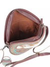 Myra Bag S-5390 Nebulous Round Wallet and Crossbody Bag Inside View