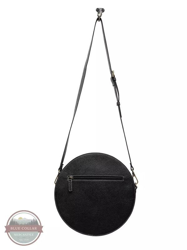 Myra Bag S-6537 Flax Blossom Round Shoulder Bag Back View