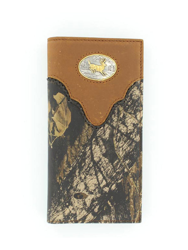 Nocona N54208222 Pro Series Wallet with Deer Concho in Mossy Oak