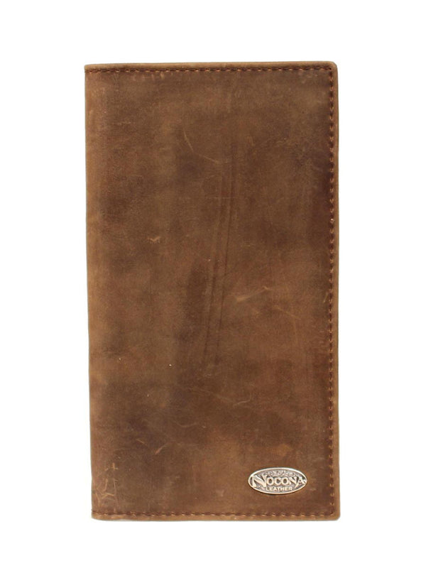 Nocona N5480044 Signature Rodeo Wallet in Distressed Medium Brown