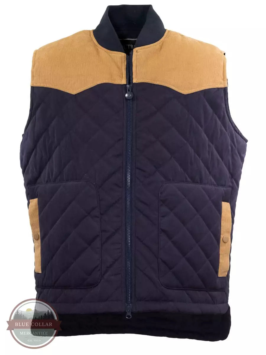 Outback Trading Co. 34038-NVY Aiden Vest in Navy Front View