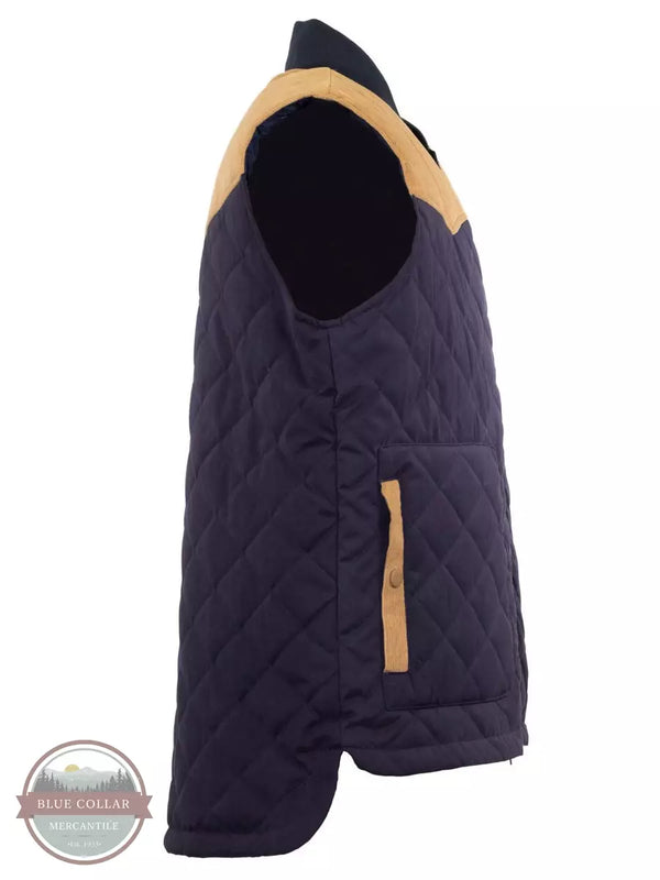 Outback Trading Co. 34038-NVY Aiden Vest in Navy Side View