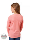 Roper 03-009-0513-6091 PI Long Sleeve Boring Clothes T-Shirt in Pink Back View