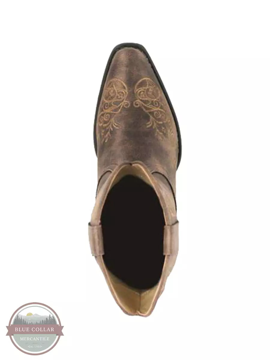Roper 09-021-1567-2863 BR Riley Scroll Shorty Western Boot Toe View