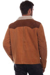 Scully 2020-82 Yellowstone Snap Front Suede Jacket Back View