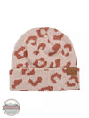Simply Southern PP-0322-SIMPLY-BEANIE Soft Beanie Leopard Front View
