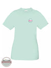 Simply Southern SS-STATES-VA-BREEZE Virginia Short Sleeve T-Shirt in Breeze Front View