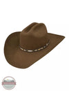 Stetson SBWTMR-7242 Whitmore 4X Felt Hat in Oak Brown Profile View