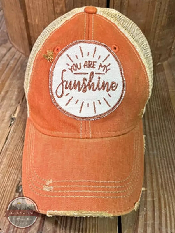 The Goat Stock You Are My Sunshine Cap in Rust Front View