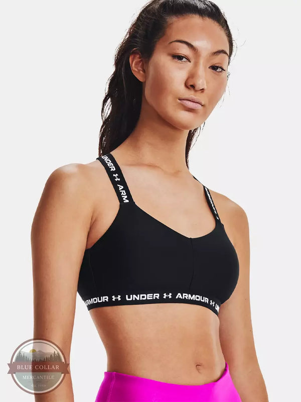 Under Armour Mid Crossback Print Sports Bra, XX-Large, Seaglass Blue  (403)/Black : : Clothing & Accessories