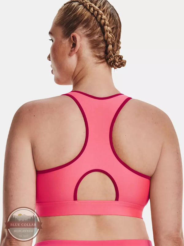 Mid Padless Sports Bra in Pink Shock by Under Armour 1373865-683