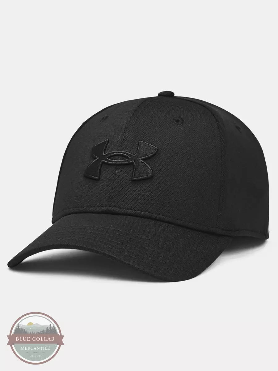 Under Armour 1376700 Blitzing Cap Black Front View