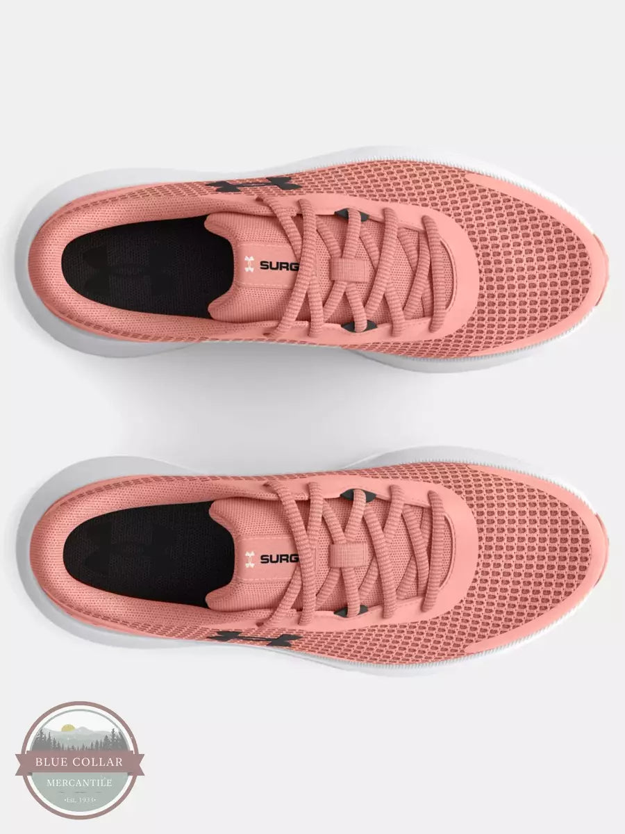 Under Armour 3024894-600 Surge 3 Running Shoes in Pink Sands Toe View