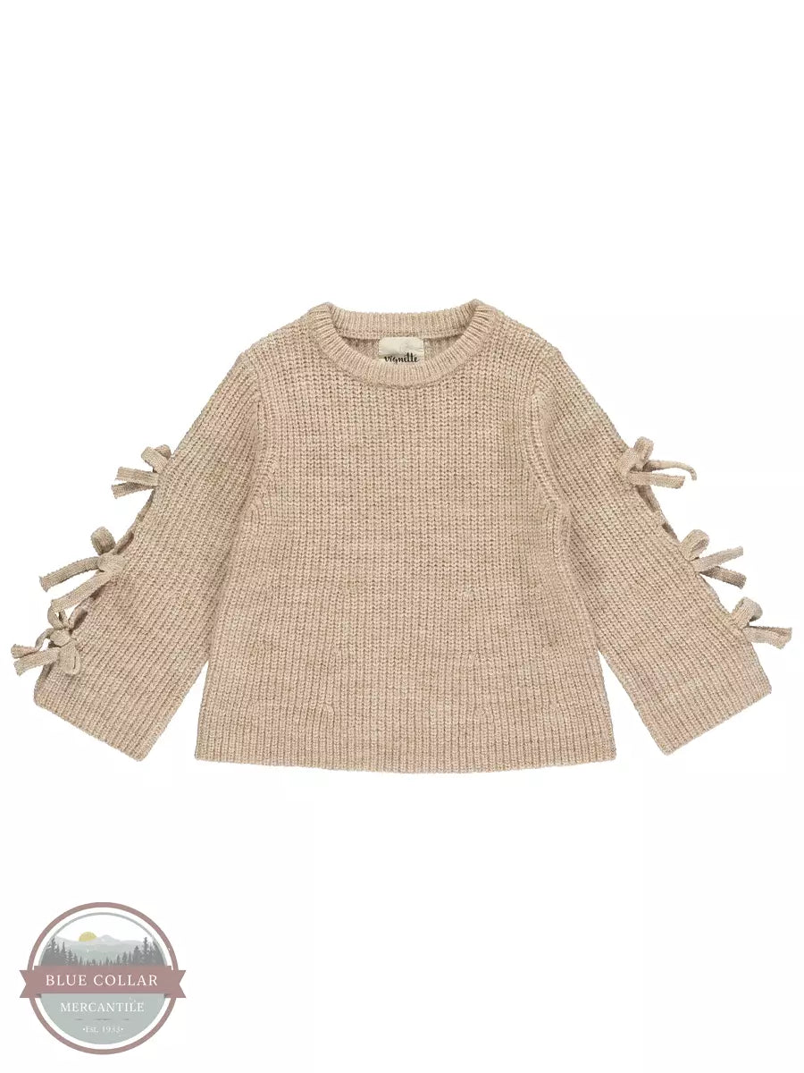 Vignette V756C Francis Knit Sweater in Oatmeal Front View