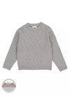 Vignette V763A Olivia Sweater in Grey Front View