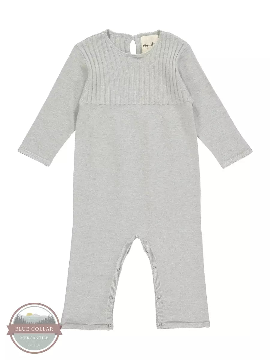 Vignette V765A Lily Romper in Grey Front View