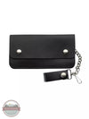 Western Express LW-4 Biker Removeable Chain Wallet in Black Front View