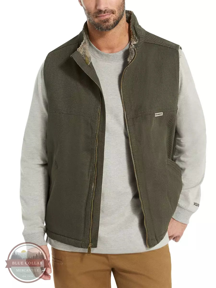 Wolverine W1105500 Upland Vest Olive Front View