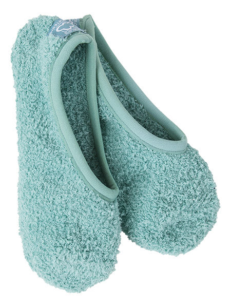 Worlds Softest W2011 Cozy Footsie Socks Sea Foam