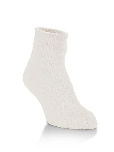 Worlds Softest W2041 Cozy Quarter Socks Vanilla