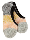 Worlds Softest WSCZFT Cozy Colorblock Footsie Socks Black Multi