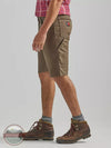 Wrangler 112325409 Riggs Workwear Utility Relaxed Shorts in Light Brown Side View