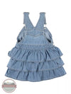 Wrangler 112328281 Denim Skirtall with 3 Ruffled Tiers Back View