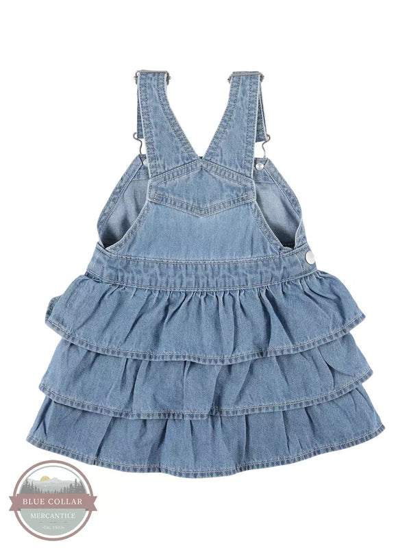 Wrangler 112328281 Denim Skirtall with 3 Ruffled Tiers Back View