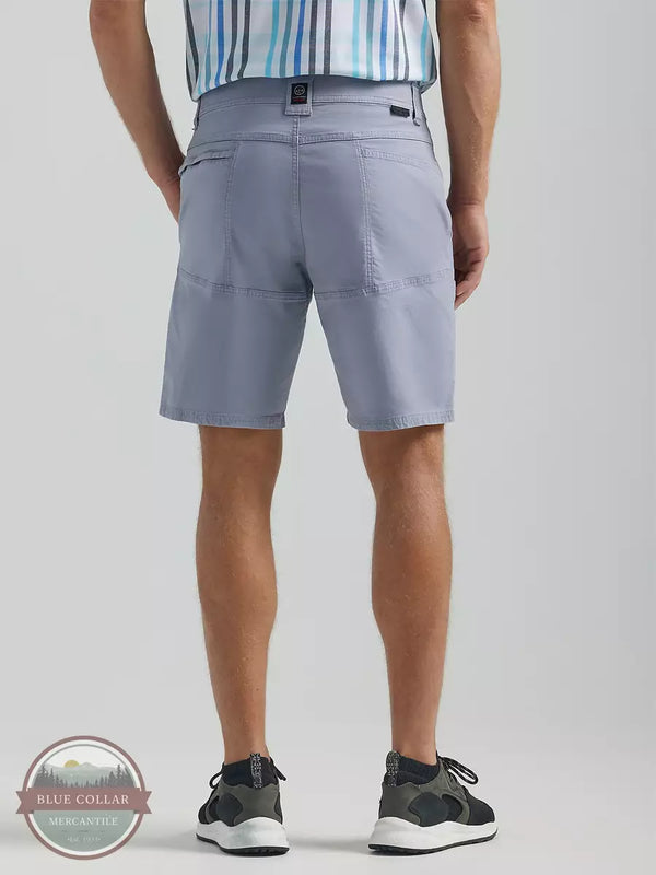 Wrangler 112333302 ATG Side Pocket Utility Shorts in Tradewinds Back View