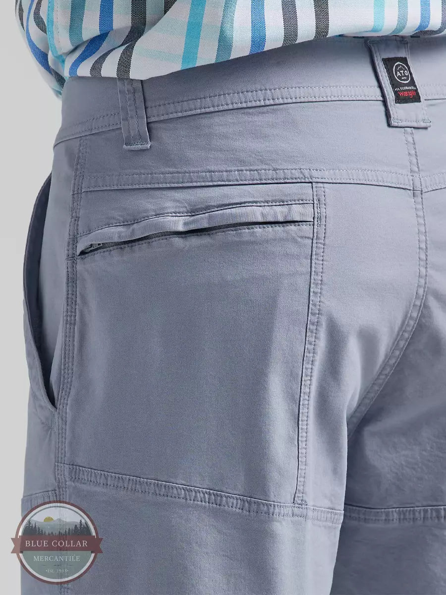 Wrangler 112333302 ATG Side Pocket Utility Shorts in Tradewinds Detail View