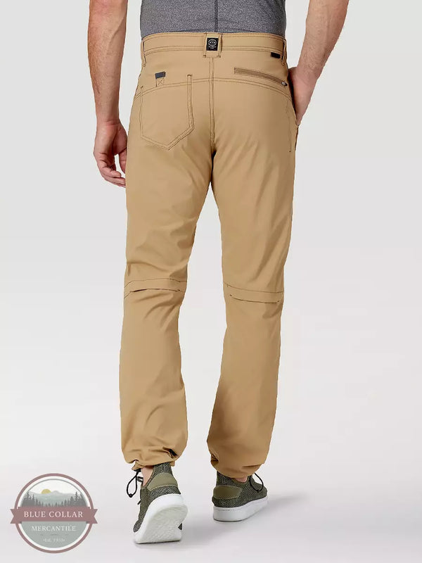 Wrangler NS715TR ATG Convertible Trail Jogger Pants in Tiger Brown Back View