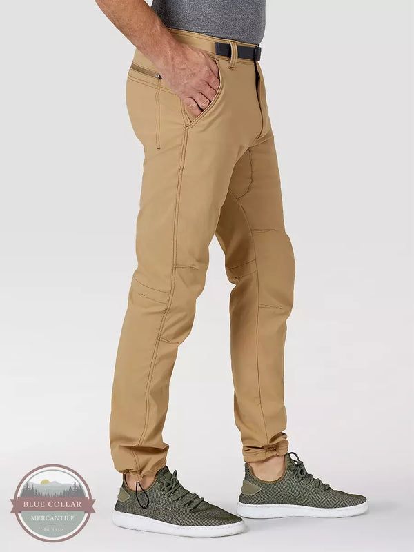 Wrangler NS715TR ATG Convertible Trail Jogger Pants in Tiger Brown Side View