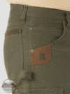 Wrangler 3W362LD Riggs Workwear® Ranger Short in Loden Detail 