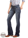 Ariat 10017510 Entwined Marine R.E.A.L. Mid Rise Boot Cut Jeans front regular sizess