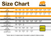 Berne WB515 Women's Softstone Duck Insulated Bib Overall size chart