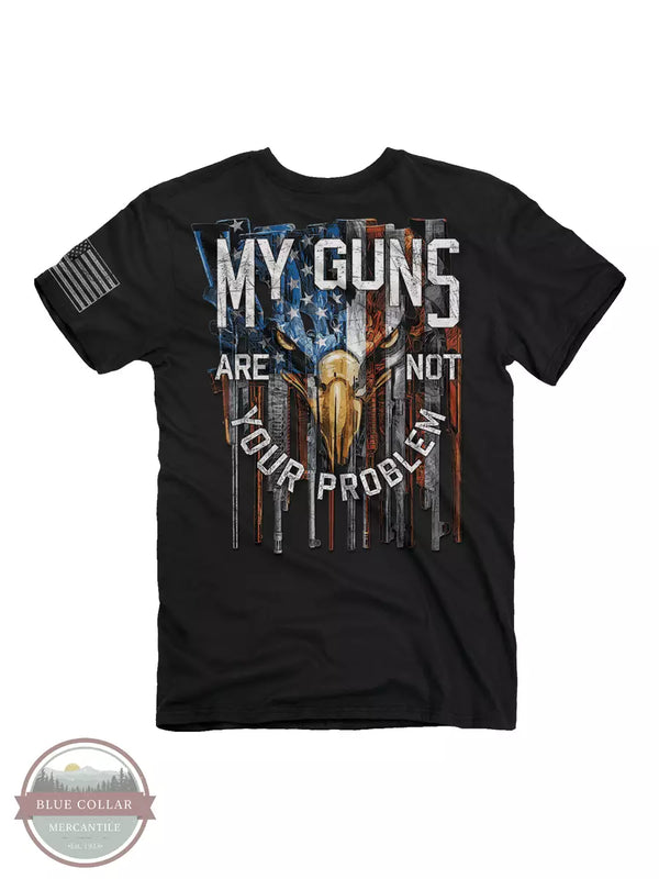 Buck Wear 2118 My Guns Are Not Your Problem T-Shirt Back View