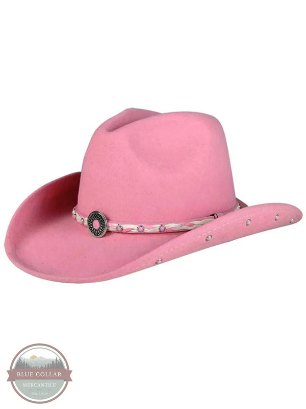 Bullhide Hats 0421P Baby Jane Felt Pink Cowboy Hat