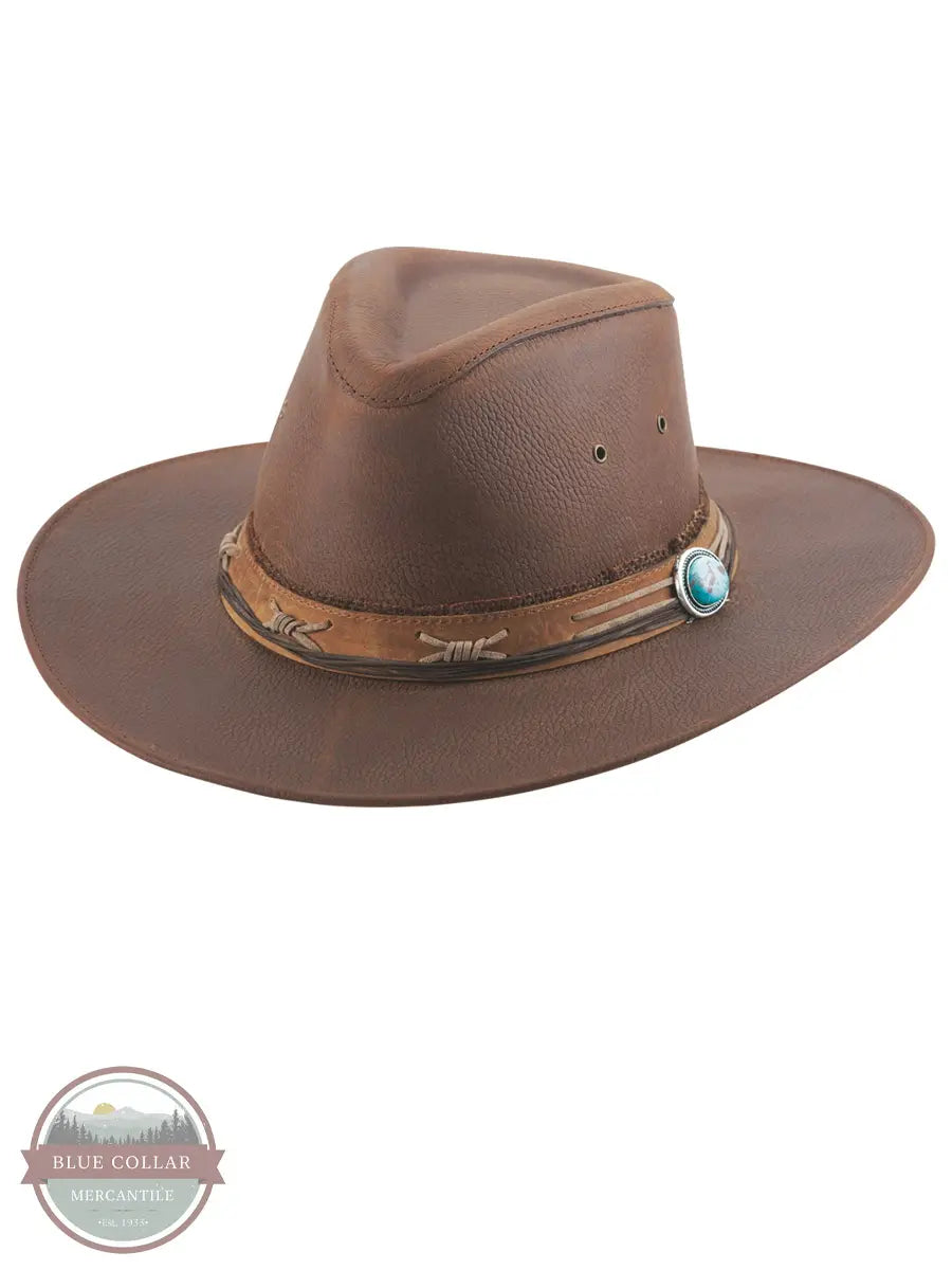 Bullhide Hats 4087CA Savage Love Leather Shapeable Hat main view