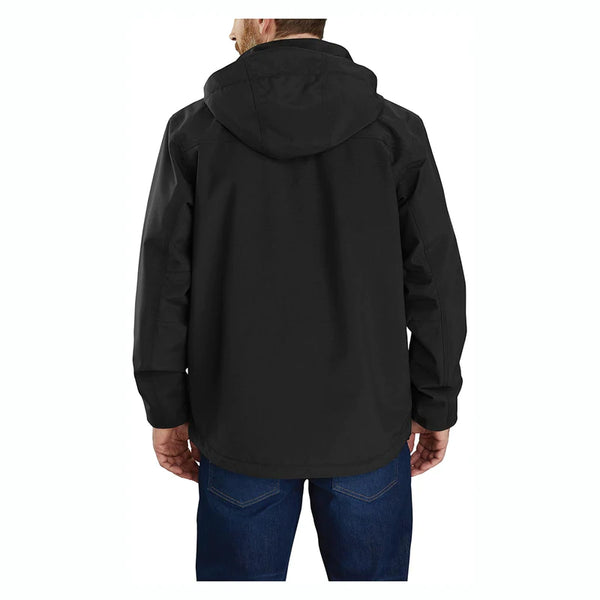 Carhartt 104670 Storm Defender® Loose Fit Heavyweight Jacket black jacket model back