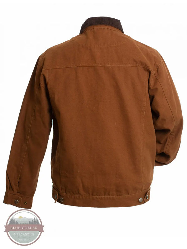 Wyoming Traders Chisum Concealed Carry Canvas Jacket chocolate back