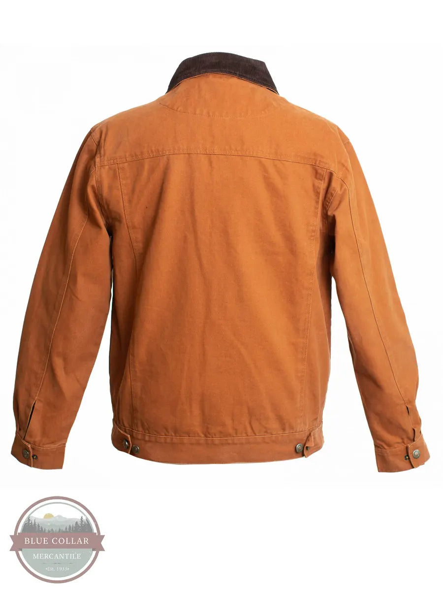 Wyoming Traders Chisum Concealed Carry Canvas Jacket cinnamon back