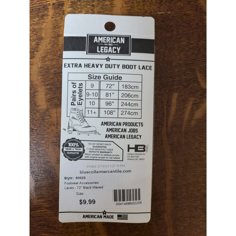 Hickory Brands Inc. 60026 American Legacy 72